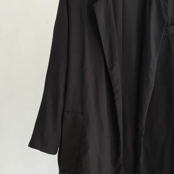 Zara Open draped front Light Blazer - Picture 7 of 9